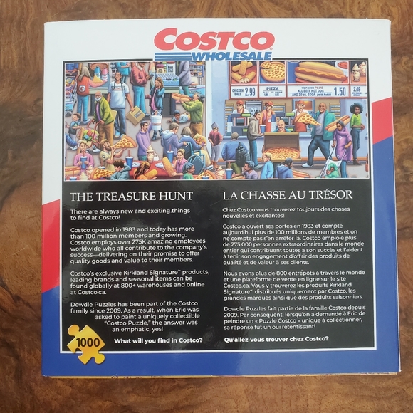 Dowdle 1000 piece puzzle the Costco Treasure Hunt - All Pieces are There - Picture 2 of 4